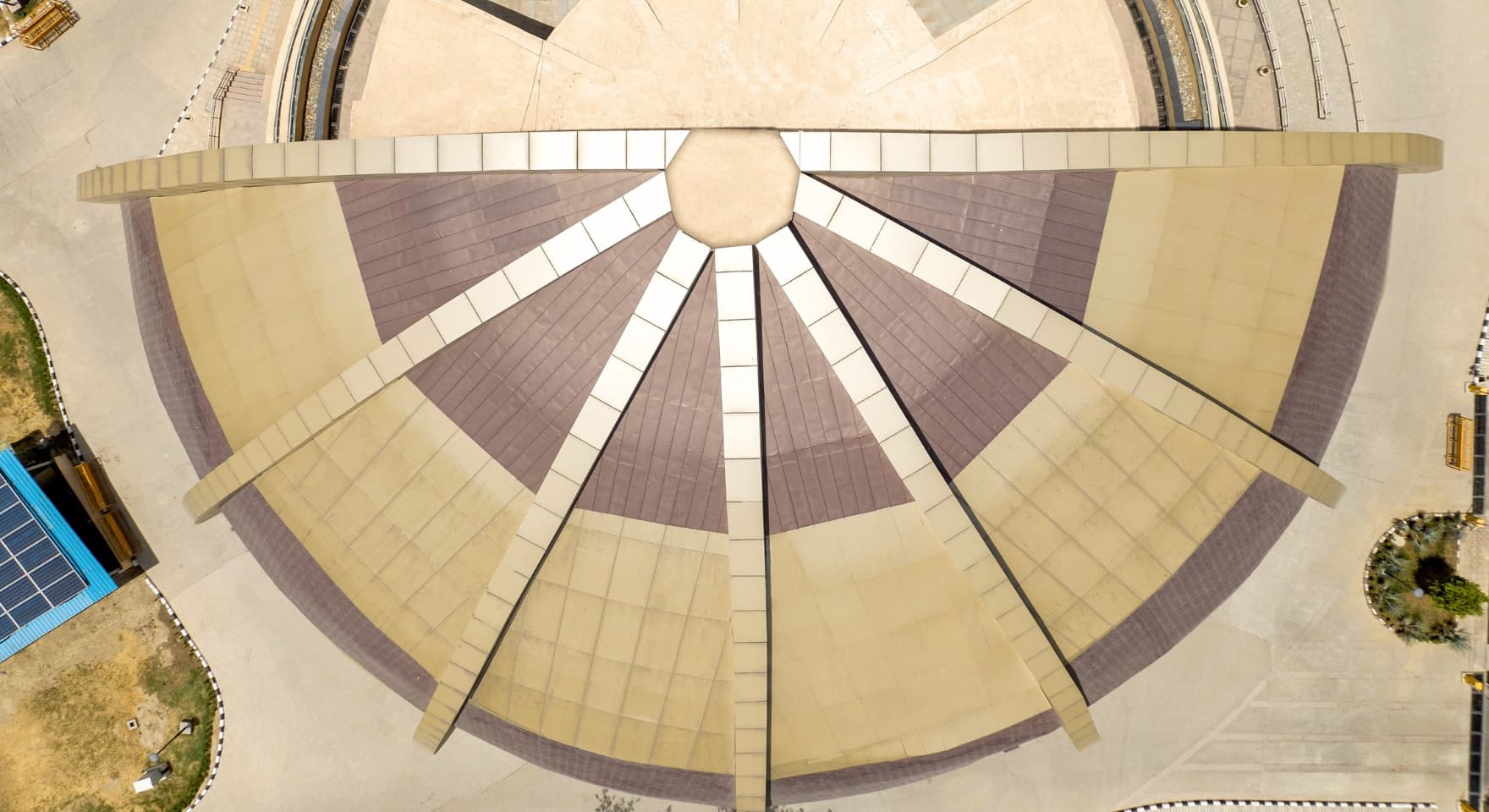 Guru Gobind Singh University Exterior Cladding using Zinc Solid Panels